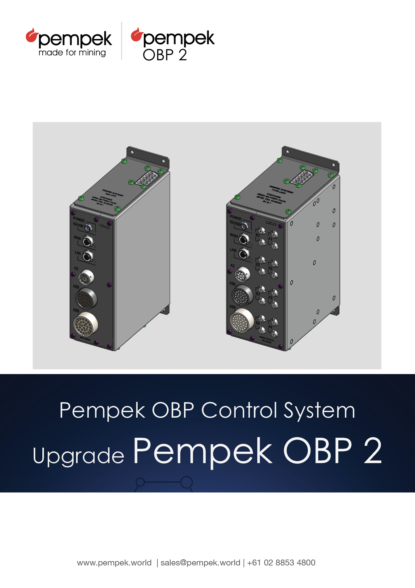 Pempek OBP Control System cover page